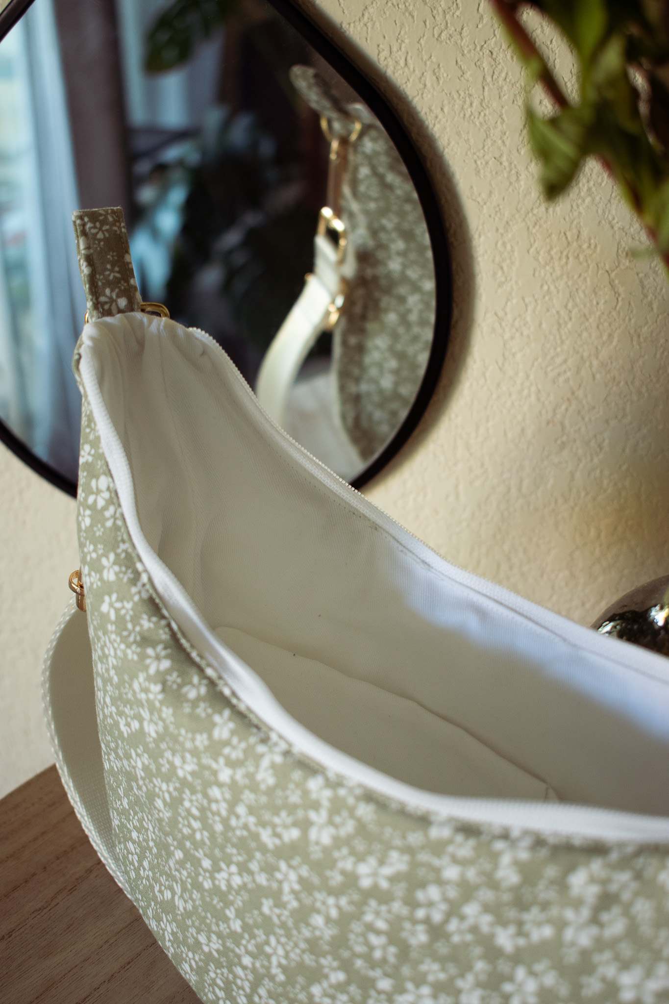 Sac baguette vert – Image 3