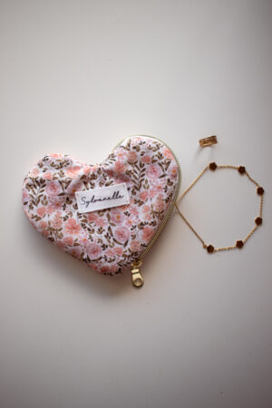 La pochette coeur - Amore Vieux Rose