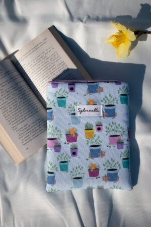 Housse de livre cat lover