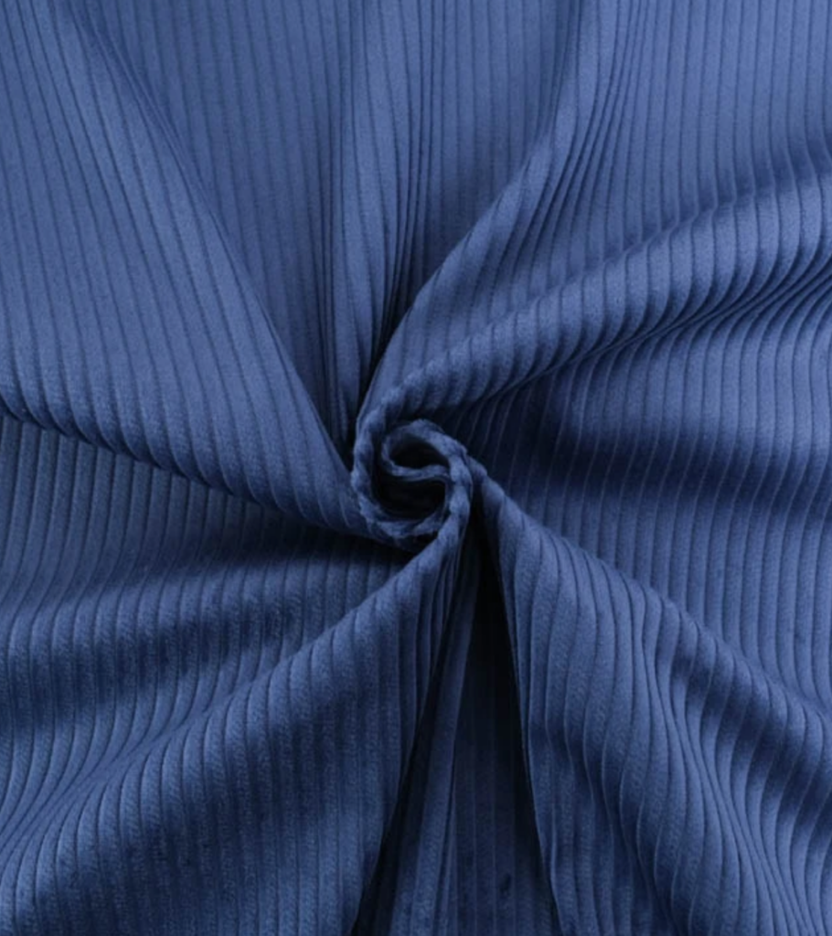 Velours côtelé Indigo